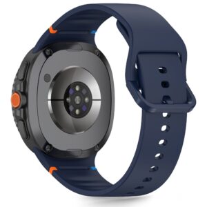 Tech-Protect Silikoninė apyrankė Samsung Galaxy Watch 8 / Classic (40 / 44 / 46 mm) mėlynos spalvos - Image 3
