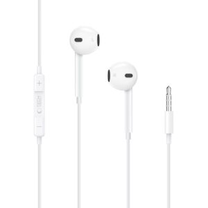 Baltos 3.5mm ausinės "Tech-Protect Ultraboost Mini Jack Earphone Core" - Image 3