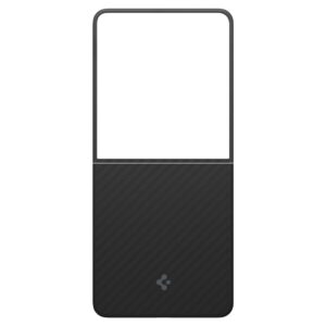 Juodas (Aramid) dėklas Samsung Galaxy Z Flip 7 telefonui "Spigen Airskin" - Image 4