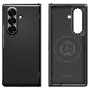 Juodas dėklas Samsung Galaxy Z Fold 7 telefonui "Spigen Slim Armor Pro MAG Magsafe" - Image 4