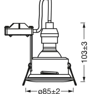 Šviestuvas Ledvance Spot, 2700°K, baltas - Image 3