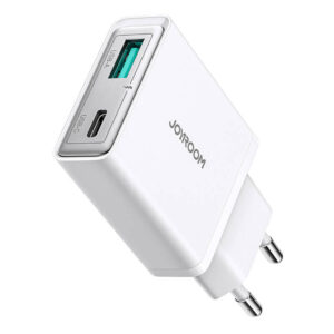 Joyroom mains charger JR-TCF14 A+C Super Slim 20W baltos spalvos