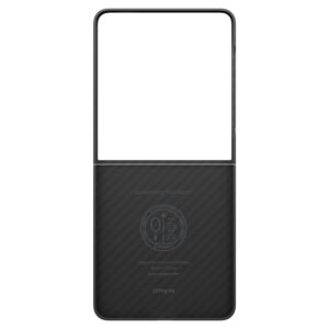 Juodas (Aramid) dėklas Samsung Galaxy Z Flip 7 telefonui "Spigen Airskin" - Image 5