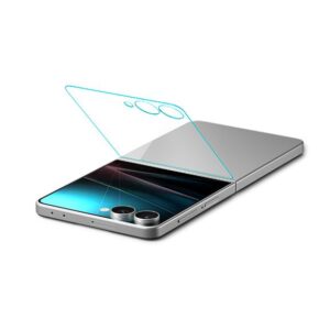 Apsauginis grūdintas stiklas Samsung Galaxy Z Flip 7 telefonui "Spigen Glas.TR EZ Fit HD" - Image 5