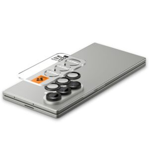 Juoda kameros apsauga Samsung Galaxy Fold 7 telefonui "Spigen Optik Pro HD GLAS.TR ”EZ FIT” 2-Pack" - Image 5