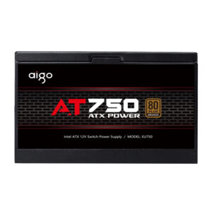 Aigo AT750 computer power supply juodos spalvos - Image 4