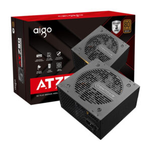 Aigo AT750 computer power supply juodos spalvos - Image 2
