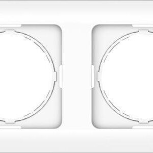 Dvivietis rėmelis VILMA SL250, baltos spalvos - Image 1