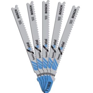 Siaurapjūklio pjūklelių komplektas Bosch, T118B, 5 vnt. - Image 3