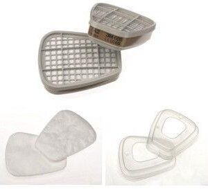 Puskaukė su A2P2 filtrų komplektu 3M T6002C1R - Image 2