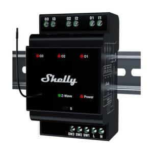 Shelly Qubino Wave Pro 3 Z-Wave 3 channel DIN rail relay - Image 2