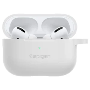 Spigen Silicone Fit dėklas skirtas Apple AirPods Pro 1 - baltos spalvos - Image 6