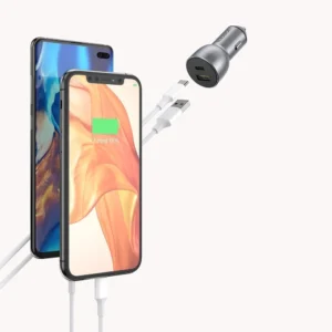 Ugreen automobilinis įkroviklis USB / USB Type C Quick Charge 3.0 Power Delivery 36W 3A pilkos spalvos (CD213 60980) - Image 5