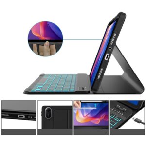 Tech-Protect SC Pen dėklas + klaviatūra Xiaomi Redmi Pad 2 11.0 juodos spalvos - Image 5