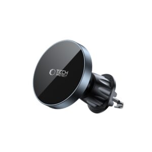 Juodas automobilinis magnetinis telefono laikiklis su 15W belaidžiu krovimu "Tech-Protect MM15W-V5 Dash & Vent" - Image 4