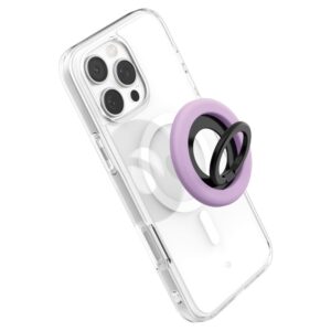 Purpurinis magsafe žiedas telefonui su laikikliu pirštui "Spigen Nano Pop Magsafe" - Image 4