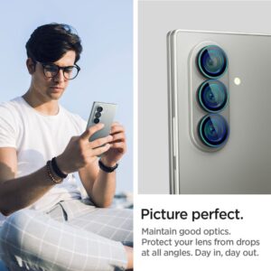 Juoda kameros apsauga Samsung Galaxy Fold 7 telefonui "Spigen Optik Pro HD GLAS.TR ”EZ FIT” 2-Pack" - Image 7