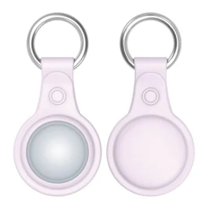 Dux Ducis 4vnt set Silicone flexible cover keychain loop dėklas skirtas Apple AirTag (juodos spalvos / žalios spalvos / rožinės spalvos / mėlynos spalvos) - Image 4
