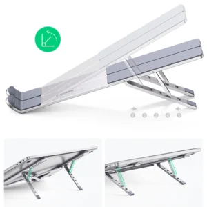 Ugreen foldable adjustable laptop stand silver (LP451) - Image 9