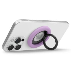 Purpurinis magsafe žiedas telefonui su laikikliu pirštui "Spigen Nano Pop Magsafe" - Image 6