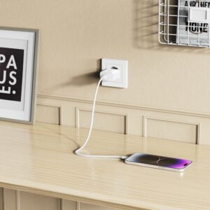 Baltas PD20W pakrovėjas + USB-C - lightning 100cm laidas "Tech-Protect NC20W 1-Port" - Image 7
