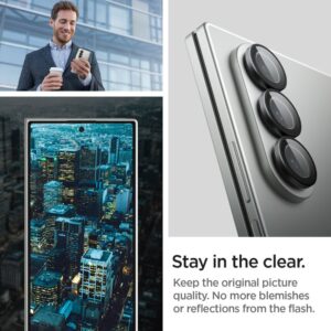 Juoda kameros apsauga Samsung Galaxy Fold 7 telefonui "Spigen Optik Pro HD GLAS.TR ”EZ FIT” 2-Pack" - Image 8
