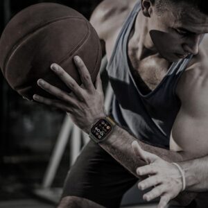 Žalia apyrankė Apple Watch 6 / 7 / 8 / 9 / 10 / SE / Ultra 1 / 2 ( 44 / 45 / 46 / 49 mm) "Tech-Protect Nylon Slip" - Image 7