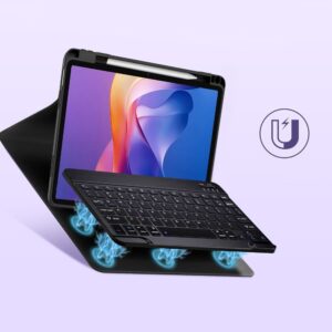 Tech-Protect SC Pen dėklas + klaviatūra Xiaomi Redmi Pad 2 11.0 juodos spalvos - Image 7