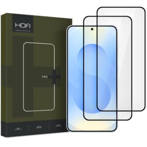 Juodas apsauginis grūdintas stiklas Samsung Galaxy S25 Plus telefonui "Hofi Glass Pro+ 2-Pack"