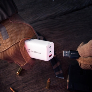 Laidinis įkroviklis Tactical FlashBang GaN 65W baltos spalvos - Image 4