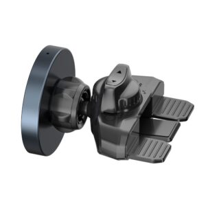 Juodas automobilinis magnetinis telefono laikiklis su 15W belaidžiu krovimu "Tech-Protect MM15W-V5 CD & Vent" - Image 7