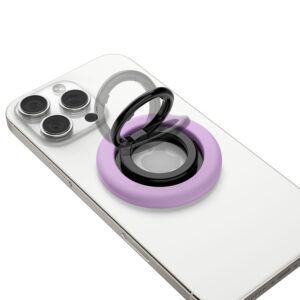 Purpurinis magsafe žiedas telefonui su laikikliu pirštui "Spigen Nano Pop Magsafe" - Image 7