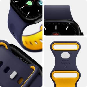 Mėlyna apyrankė Apple Watch 6 / 7 / 8 / 9 / 10 / SE ( 40/ 41/ 42 mm) laikrodžiui "Spigen Nano Pop" - Image 8