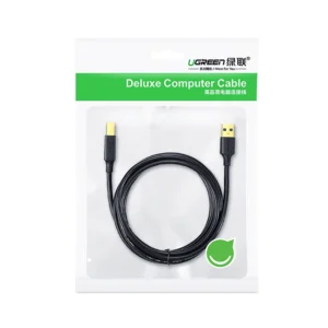 Ugreen USB Type B Printer Kabelis (Male) - USB 2.0 (Male) 480 Mbps 1 m juodos spalvos (US135 20846) - Image 5