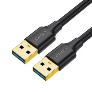 Ugreen US128 90576 USB-A 3.0 / USB-A 3.0 5Gb/s kabelis 3m - juodos spalvos - Image 1