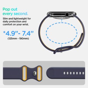 Mėlyna apyrankė Apple Watch 6 / 7 / 8 / 9 / 10 / SE ( 40/ 41/ 42 mm) laikrodžiui "Spigen Nano Pop" - Image 9