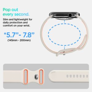 Smėlio spalvos apyrankė Apple Watch 6 / 7 / 8 / 9 / 10 / SE / Ultra 1 / 2 (44 / 45 / 46 / 49 mm) laikrodžiui "Spigen Nano Pop" - Image 9
