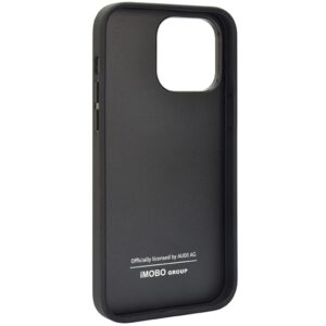 Audi Genuine Leather Apple iPhone 14 Pro Max 6.7" juodos spalvos hardcase AU-TPUPCIP14PM-Q8/D1-BK - Image 4