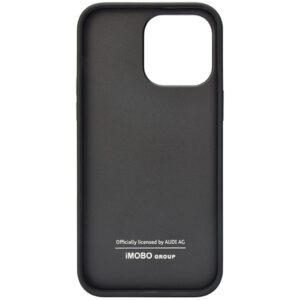 Audi Genuine Leather Apple iPhone 14 Pro Max 6.7" juodos spalvos hardcase AU-TPUPCIP14PM-Q8/D1-BK - Image 5