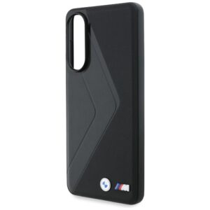 Dėklas BMW Leather Oversized Stripes MagSafe skirtas Samsung Galaxy S25 Edge juodos spalvos - Image 6