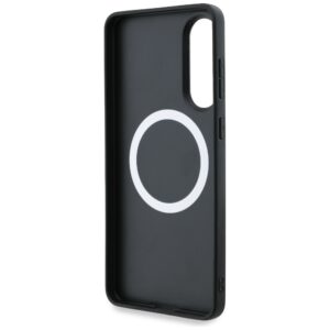 Dėklas BMW Leather Oversized Stripes MagSafe skirtas Samsung Galaxy S25 Edge juodos spalvos - Image 7