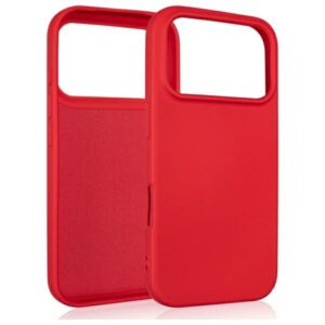 Dėklas Beline Silicone skirtas Apple iPhone 17 Pro Max raudonos spalvos