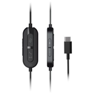 Creative ausinės laidinės su mikrofonu Chat USB juodos spalvos USB-C - Image 3