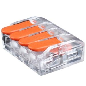 Universali užspaudžiama laidų jungtis, 4x 0.5-6.0mm², 41A, 450V, 20vnt. - Image 1