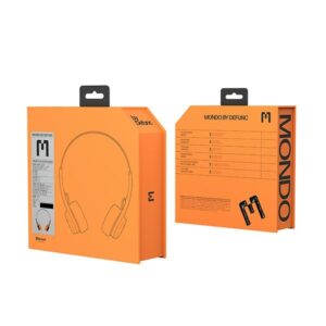 Mondo by DeFunc On-Ear Bluetooth 5.3 belaidės ausinės juodos spalvos 71454 - Image 3