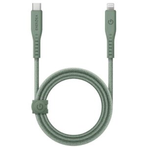 ENERGEA kabelis Flow USB-C - LightningC94 MFI 1.5m zielony/green 60W 3A PD Fast Charge