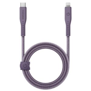 ENERGEA kabelis Flow USB-C - LightningC94 MFI 1.5m violetinės spalvos 60W 3A PD Fast Charge