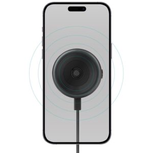 ENERGEA universalus indukcinis telefono laikiklis AirLock juodos spalvos - Image 4