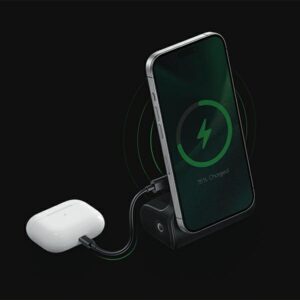 Energea laikiklis fotografavimui su įmontuotu powerbank Magear Magcam Grip juodos spalvos MagSafe PG-MCG5K-BLK - Image 6