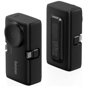 PowerBank 3in1 Bazic Koda 5000mAh PD20W USB-C/Lightning juodos spalvos - Image 3